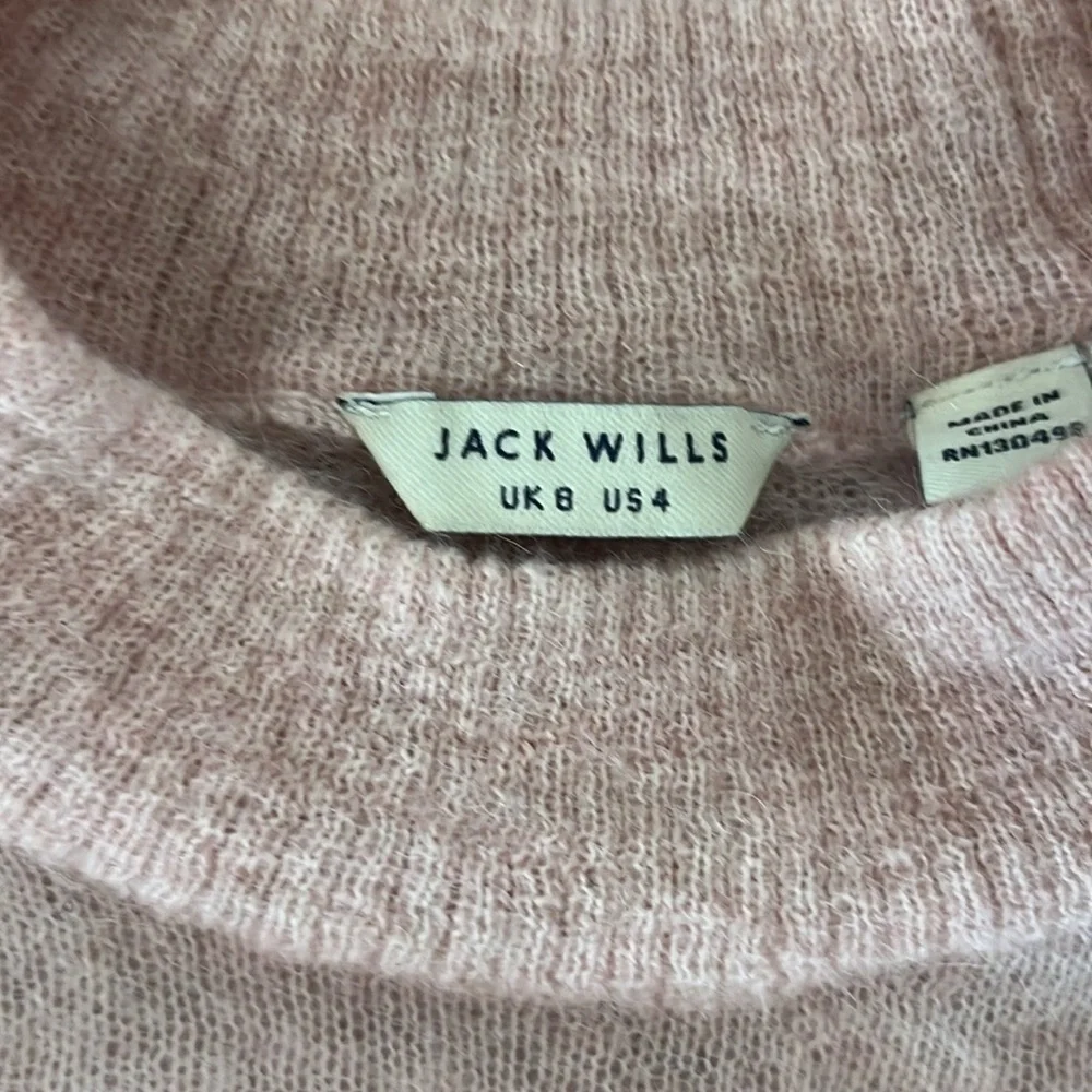 Jack Wills Girls Pink Crew Neck Sweater Size US 4 Pull Over